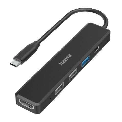 Hama 00200117 interface hub USB 2.0 480 Mbit/s Black