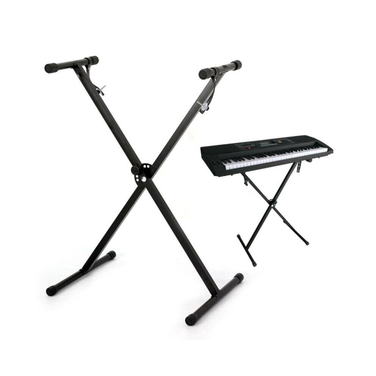 Electronic X Piano Music Keyboard Portable Rack Adjustable Height