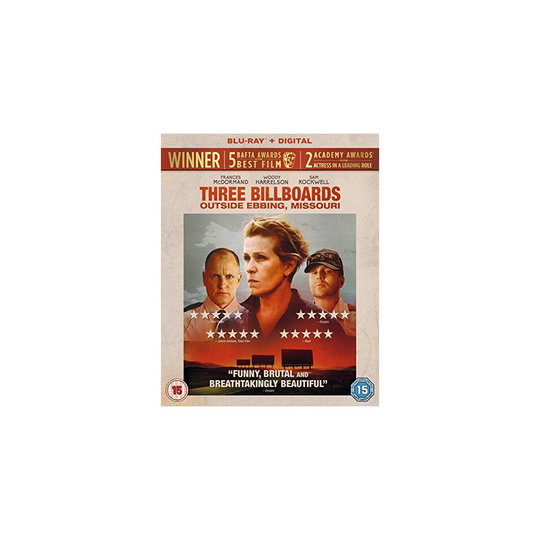 Three Billboards Outside Ebbing Missouri Blu-Ray [2018]