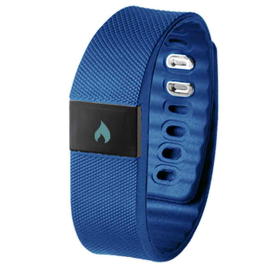 Bas-tek Classic Fitness Bluetooth Oled Display Sports Activity Bracelet - Navy