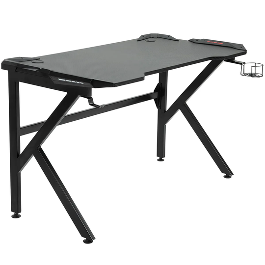 Equinox Fyre Gaming Desk - Black