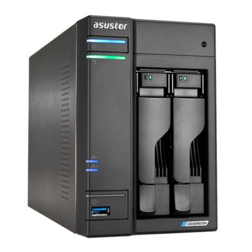 Asustor LOCKERSTOR 2 Gen2 (AS6702T) NAS Desktop Ethernet LAN Black N5105