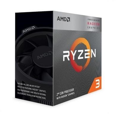 AMD Ryzen 3 3200G Socket AM4 3.6Ghz Zen+ Processor With Wraith Cooler Quad-Core
