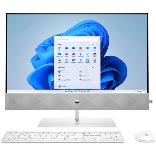 HP Pavilion 27-d1025na Intel Core i7 68.6 cm (27") 1920 x 1080 pixels 16 GB DDR4-SDRAM 1000 GB SSD All-in-One PC Windows 11 Home Wi-Fi 5 (802.11ac) White