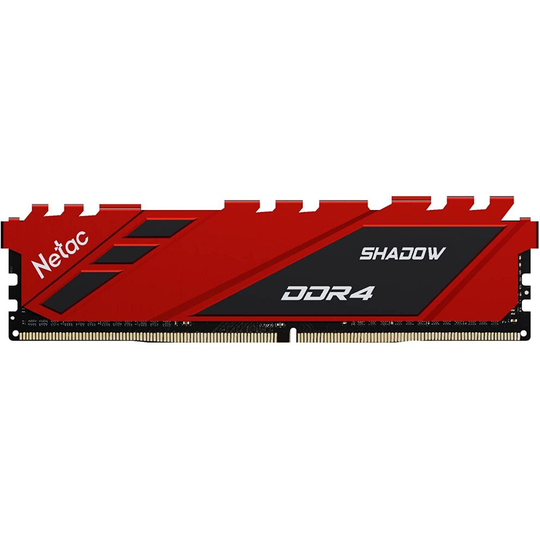 Netac Shadow DDR4-2666 8GB C19 Red U-DIMM 288-Pin
