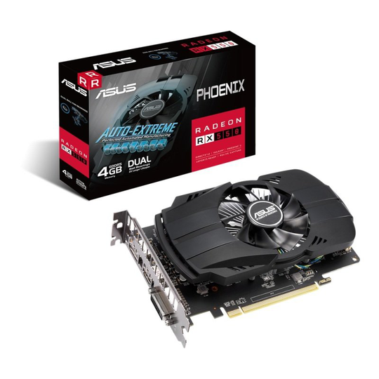 ASUS Radeon RX 550 4GB Phoenix EVO Graphics Card