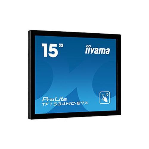iiyama ProLite TF1534MC-B7X computer monitor 38.1 cm (15") 1024 x 768 pixels XGA LED Touchscreen Multi-user Black