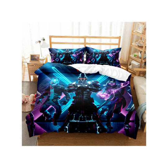 (Pattern 04, Double) Fortnite Bedding Single Double Duvet Cover UK