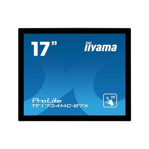 iiyama ProLite TF1734MC-B7X computer monitor 43.2 cm (17") 1280 x 1024 pixels SXGA LED Touchscreen Black