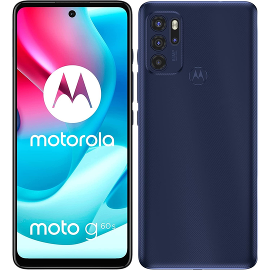 Motorola Moto G60s Ink Blue 6.8 128GB 4G Unlocked & SIM Free Smartphone