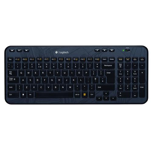 Logitech K360 keyboard RF Wireless QWERTZ Swiss Black