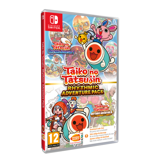 Taiko No Tatsujin Rhythmic Adventure Pack Nintendo Switch Game [Code in a Box]