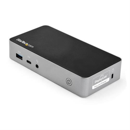 StarTech.com USB-C Dock - Dual Monitor 1080p HDMI Laptop Docking Station - 60W Power Delivery - 1x USB-C 3x USB-A Ethernet - Dual Video Display USB 3.1 Gen 1 Type-C Dock - Mac & Windows