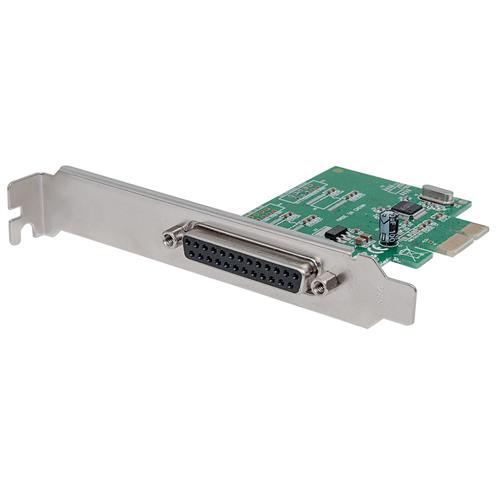 Manhattan PCI Express Card 1x Parallel DB25 port 2.0 Mbps IEEE 1284 x1 x4 x8 x16 lane buses Supports EPP/ECP/SPP modes Three Year Warranty Box