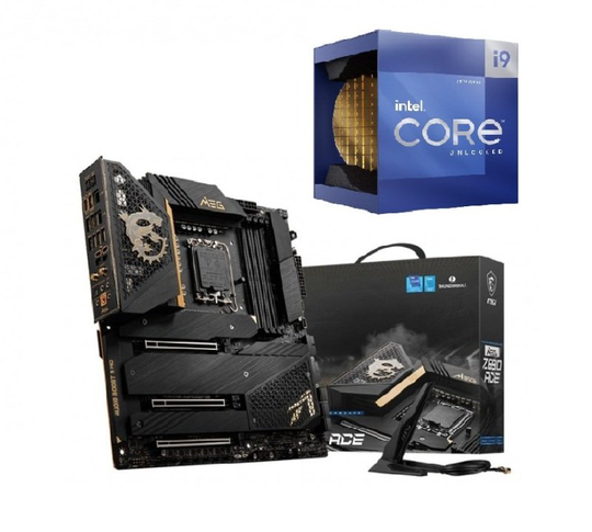 MSI MEG Z690 ACE eATX Motherboard + Intel Core i9 12900K Processor Bundle