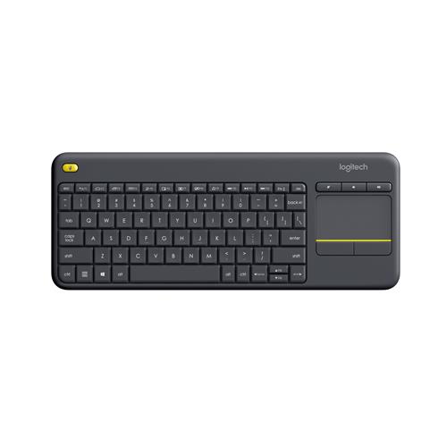 Logitech K400 Plus keyboard RF Wireless QWERTY Dutch Black