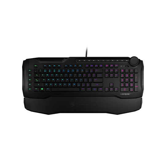 Roccat Horde AIMO - Membranical RGB Gaming Keyboard Black UK Layout EU Packaging