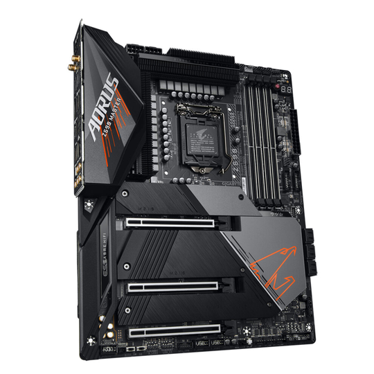 Gigabyte Z590 AORUS MASTER motherboard Intel Z590 Express LGA 1200 ATX