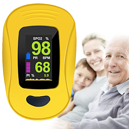 Pulse Oximeter Blood Oxygen Saturation SpO2 Meter Finger Monitor Fingertip
