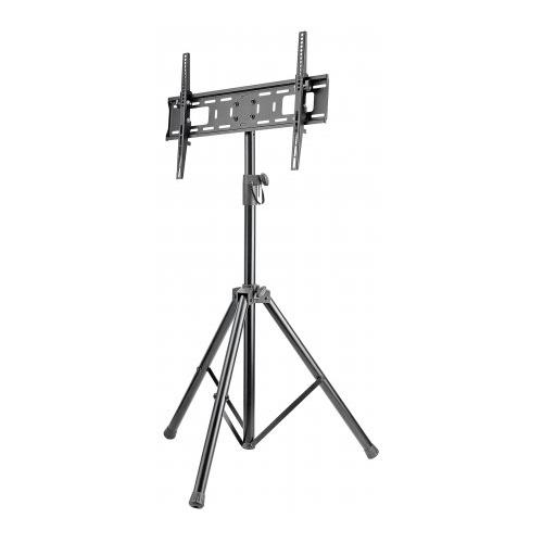 Manhattan TV & Monitor Mount Tripod Floor Stand 1 screen Screen Sizes: 37-65" Black VESA 200x200 to 600x400mm Max 35kg LFD Lifetime Warranty