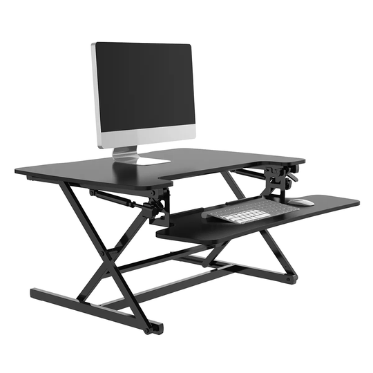 Solstice Sit Stand Desktop Riser 890mm - Black