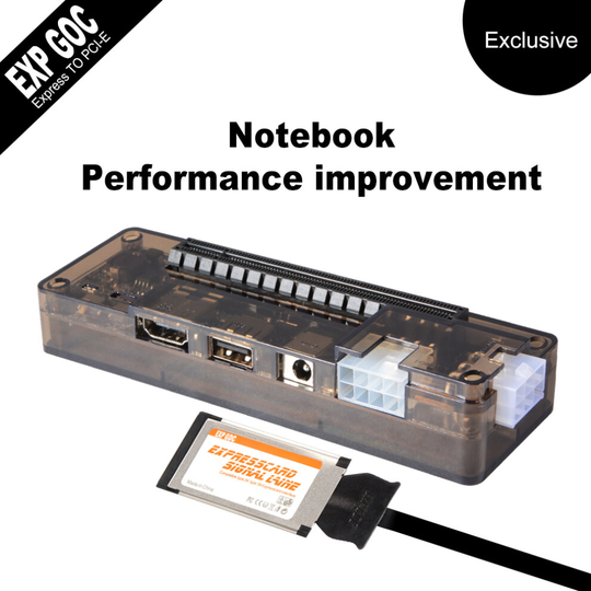 V8.0 EXP GDC PCI-E Video Card Dock Laptop External for Beast Expresscard