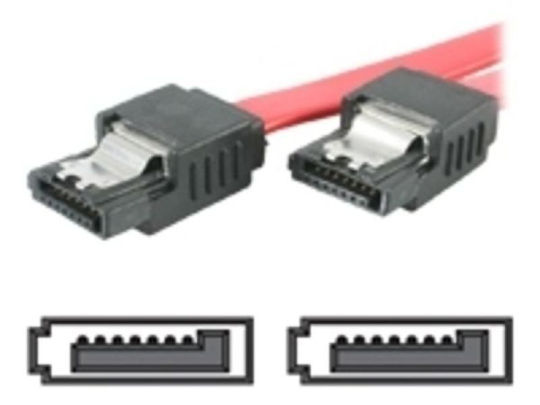 StarTech.com Latching SATA Cable 0.15m Red