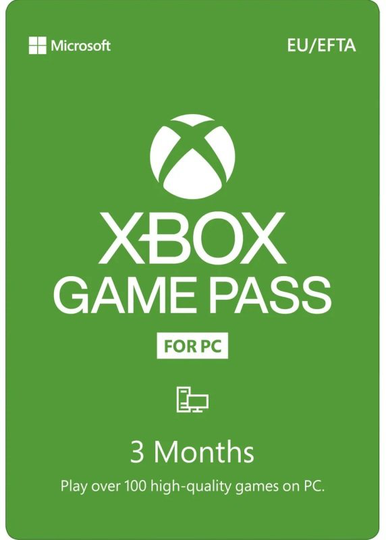 Xbox PC Game Pass - Windows Subscription Licence (3 Months) - Download Code