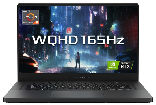 Asus Rog Zephyrus G15 GA503RM, Amd Ryzen 7 6800HS, 16GB DDR5, 1TB PCIe Ssd, Nvidia GeForce Rtx 3060 6GB, 15.6" Wqhd (2560x1440), Windows 11 Home