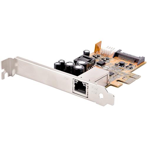 StarTech.com 1 Port 2.5Gbps PoE Network Card PCIe Ethernet Card w/RJ45 30W 802.3at PoE NIC for Desktops/Servers Network PoE LAN Adapter w/Low-Profile Bracket NBaseT Windows/Linux