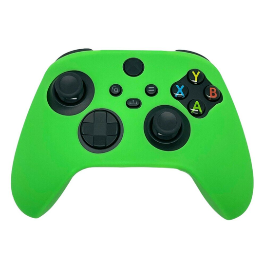 (Green) Camo Silicone Skin Cover for Xbox Series X S Controller