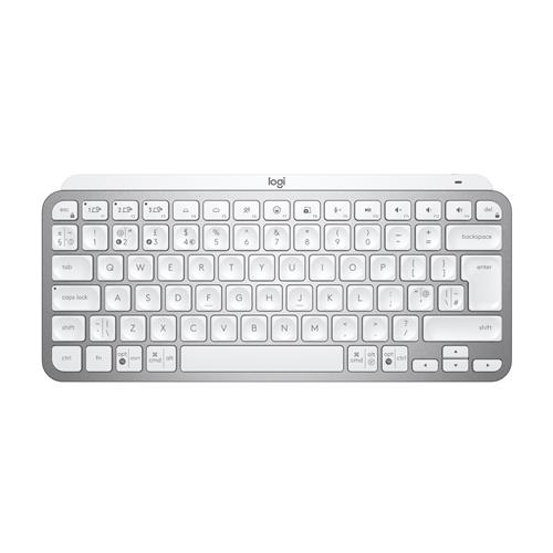 Logitech MX Keys Mini for Business keyboard RF Wireless + Bluetooth QWERTY UK International Aluminium White
