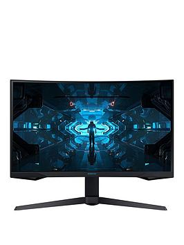 Samsung Odyssey Lc27G75Tqsuxen 27 Inch G75 1000R Curved Gaming Monitor - 240Hz, 1Ms, 1440P Qhd, Gsync, Qled, Hdr600, Hdmi, 2X Displayport, 2X Usb