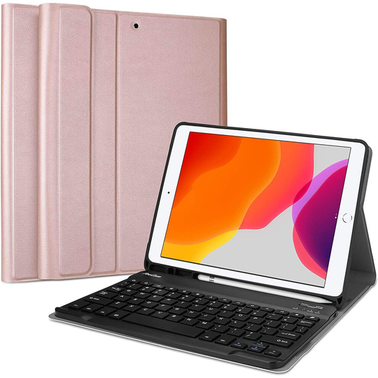 ProCase Keyboard Case for iPad 10.2 Inch 2021 2020 2019 (9th / 8th / 7th Generation), Lightweight Smart Cover with Magnetically...