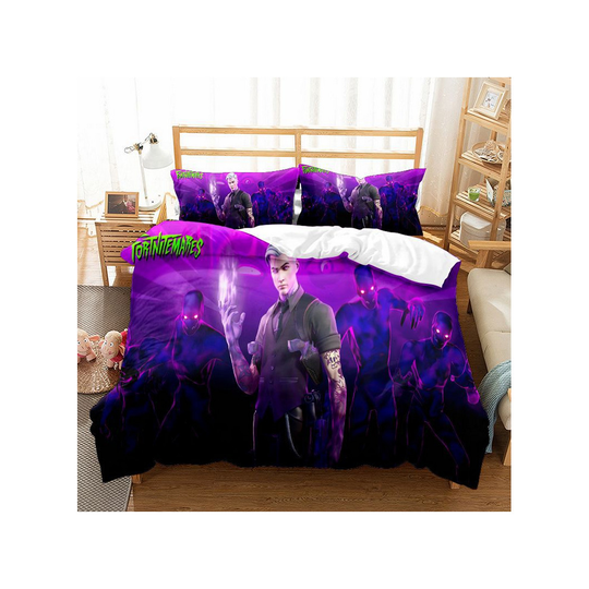 (Pattern 08, Single) Fortnite Bedding Single Double Duvet Cover UK