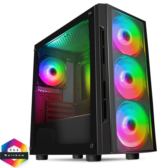 Gaming PC Tower Intel QuadCore i5 8GB 1TBG Windows 10 2GB GT710 Flash