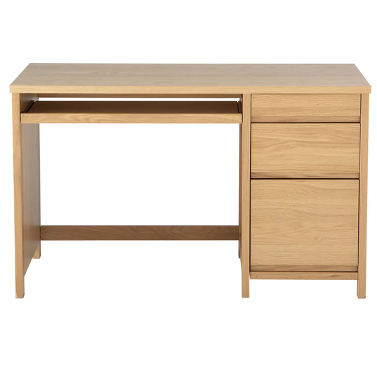 Alphason Hunter Desk - White Oak