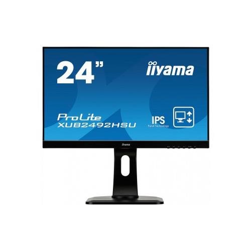 iiyama ProLite XUB2492HSU-B1 LED display 60.5 cm (23.8") 1920 x 1080 pixels Full HD Black