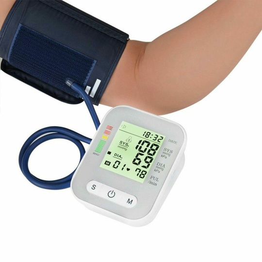 Digital Upper Arm Blood Pressure Monitor Meter Intelligent Upper Arm Automatic BP