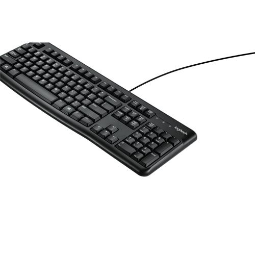 Logitech K120 Corded keyboard USB QWERTY English Black