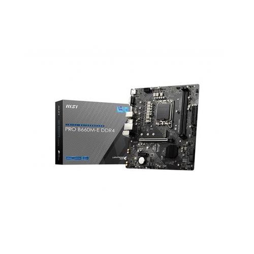 MSI MB PRO B660M-E DDR4 Intel B660 LGA 1700 micro ATX