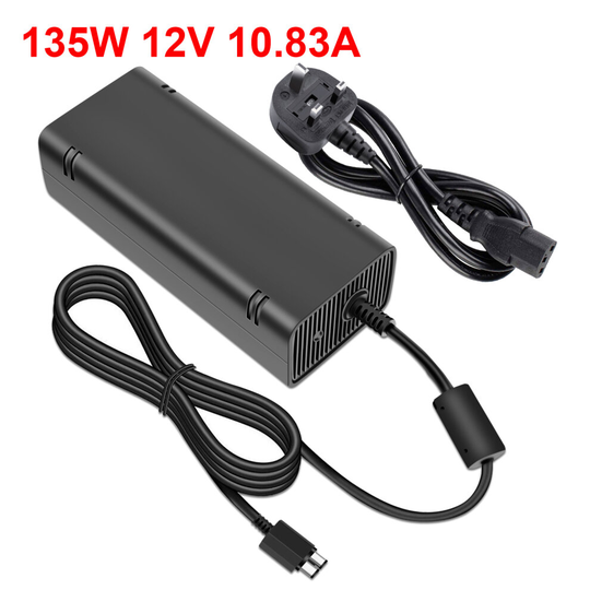 FUTUREBATT 12V 135W AC Brick Adapter Charger Power Supply for Xbox 360 Slim Auto Voltage