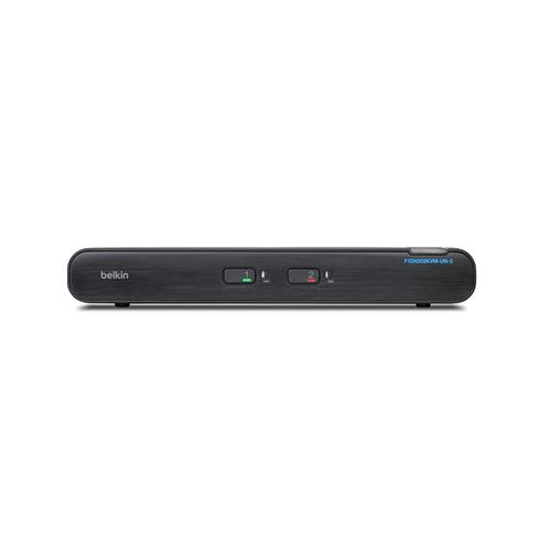 Belkin F1DN202KVM-UN-3 KVM switch Rack mounting Black