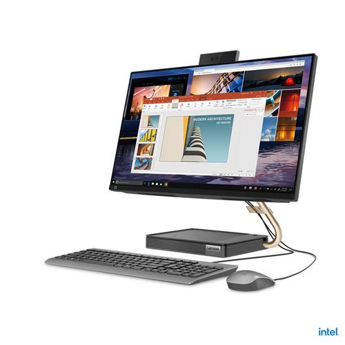 Lenovo IdeaCentre AIO 5 24IOB6 Intel Core i5 60.5 cm (23.8") 1920 x 1080 pixels 16 GB DDR4-SDRAM 512 GB SSD All-in-One PC NVIDIA GeForce MX450 Windows 10 Home Wi-Fi 6 (802.11ax) Grey