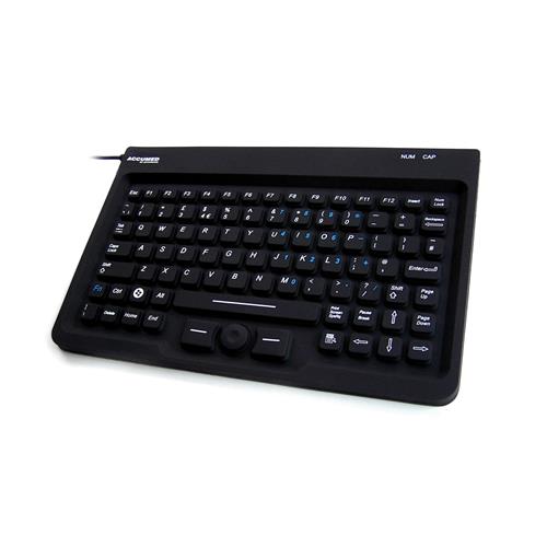 Accuratus KYBNA-SIL-MINCBK USB QWERTY English Black keyboard