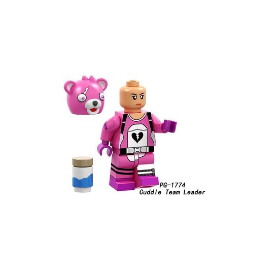 (Cuddle Team Teader) FORTNITE Minifigure Assembled Building Blocks Minifigure Educational Children's Toys Collectible Gifts