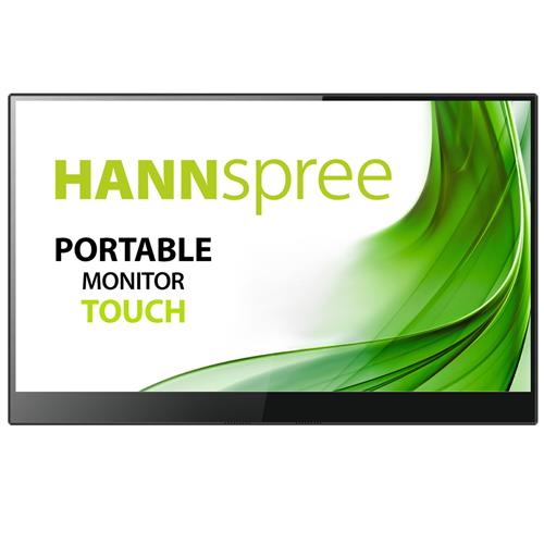 Hannspree HT161CGB computer monitor 39.6 cm (15.6") 1920 x 1080 pixels Full HD LED Touchscreen Black Silver