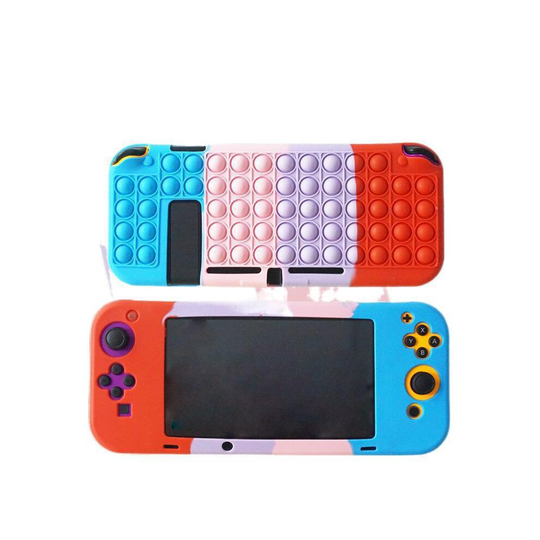 (03) Silicone Case for Nintendo Switch With Pop it Fidget Toy