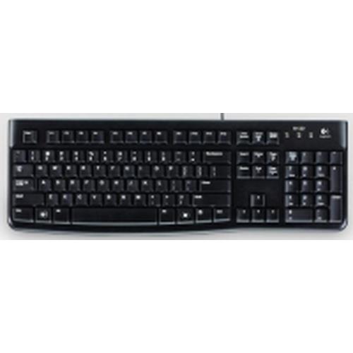 Logitech K120 Corded keyboard USB QWERTY Italian Black