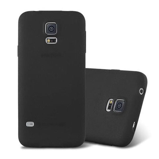 (FROST BLACK) Cadorabo Case for Samsung Galaxy S5 / S5 NEO case cover